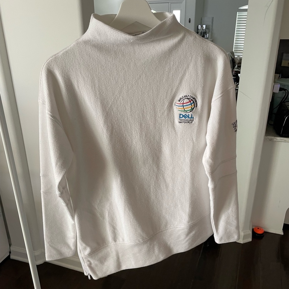 PGA TOUR | Dell Match Play | Mock-neck pullover | ribbed knit | white | XS